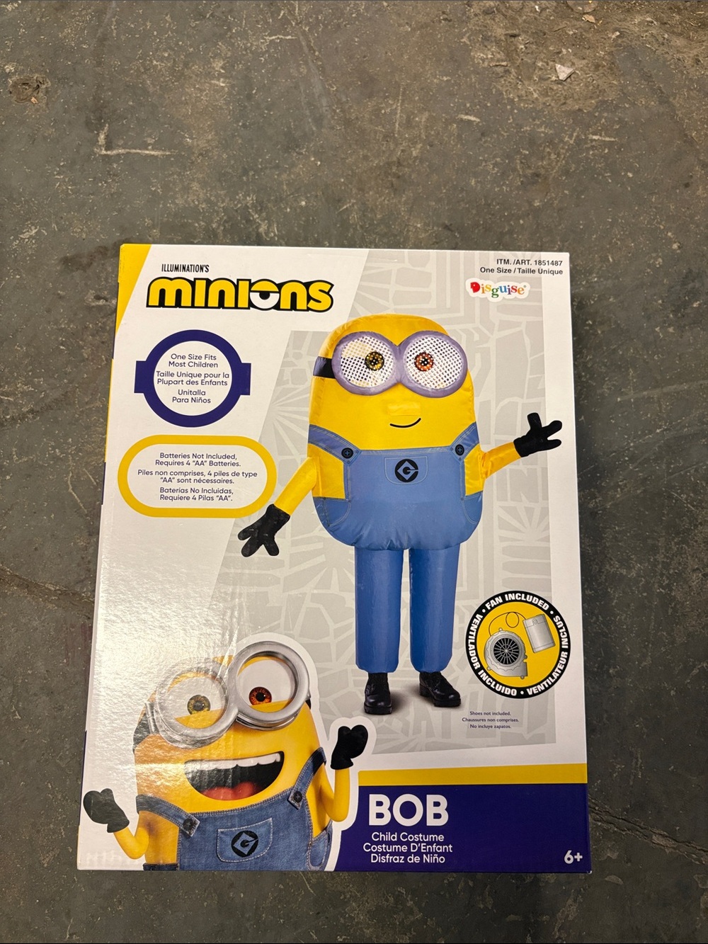 Children’s Minion Blow Up Costume